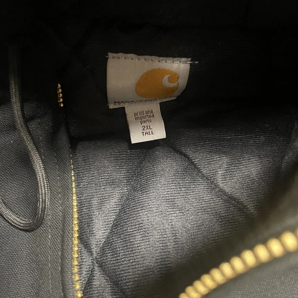 carhartt jacket 2xl tall black Nwt J140-BLK - Picture 5 of 13